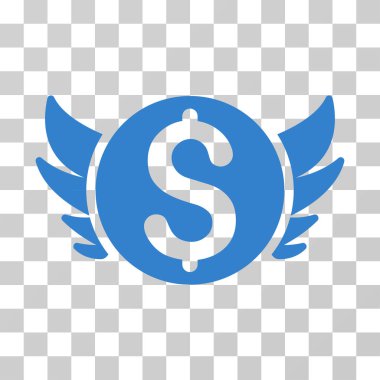 Melek yatırım vektör simgesi