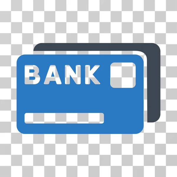 Bank Cards Vector Icon — Stock Vector