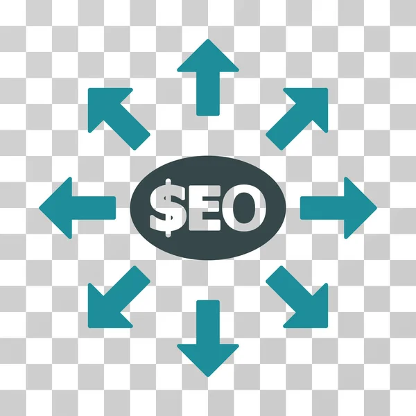 Seo Marketing Vector Icon — Stock Vector