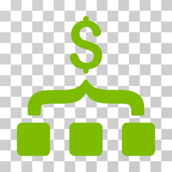 Geld sammeln Vektor-Symbol — Stockvektor