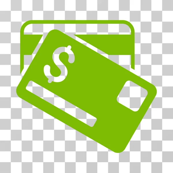 Creditcards vector pictogram — Stockvector