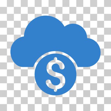 bulut bankacılık vektör simgesi