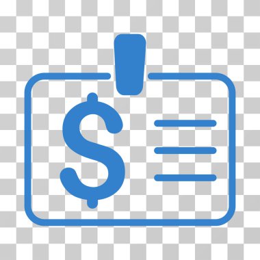 Doları rozet vektör simgesi