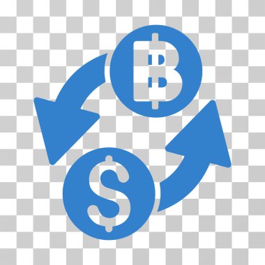 Doları Baht Exchange vektör simgesi