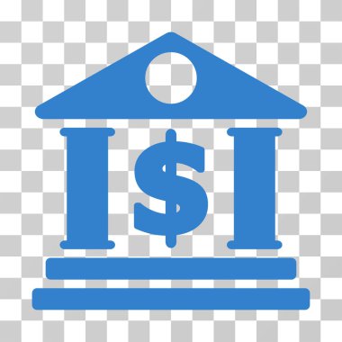 Dolar banka vektör simgesi