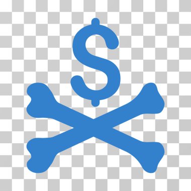 Ölümlü borç vektör simgesi