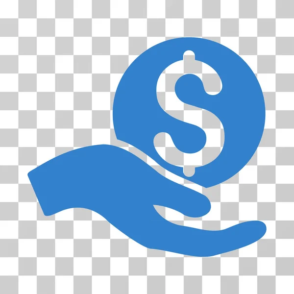 Icône vectorielle de don d'argent — Image vectorielle