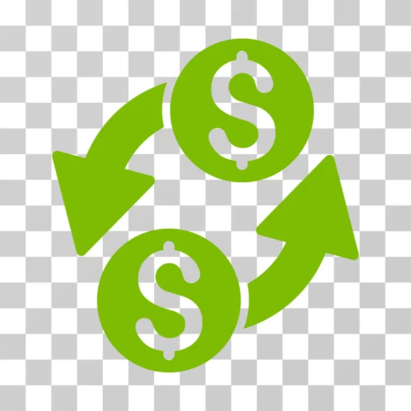 Dollar-Wechselkursvektorsymbol — Stockvektor