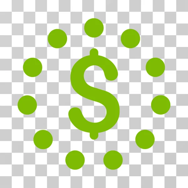 Dollar teken vector pictogram — Stockvector