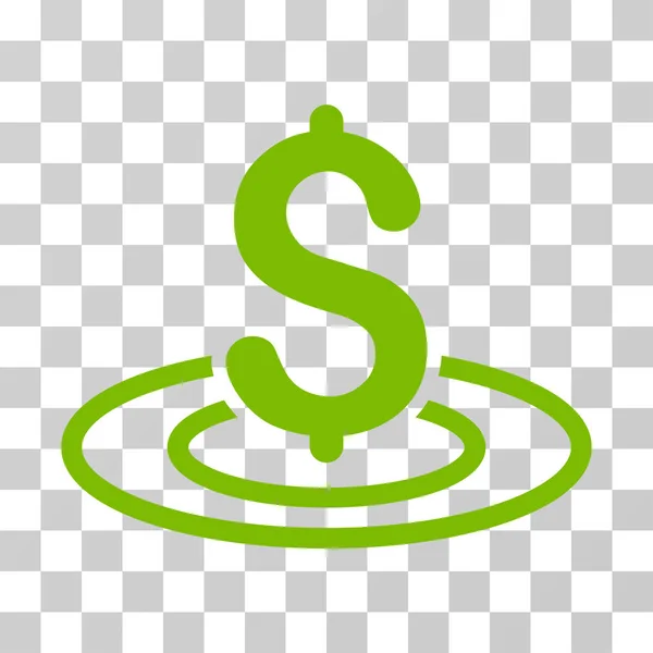 Money Area Vector Icon — Stock Vector