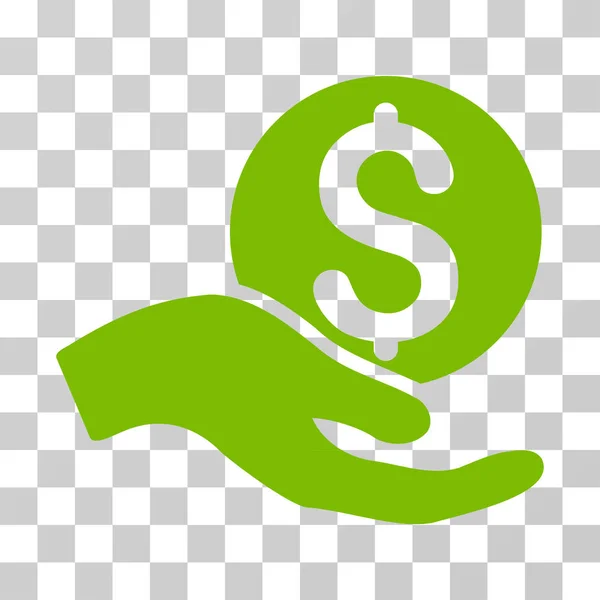 Money Donation Vector Icon — Stock Vector