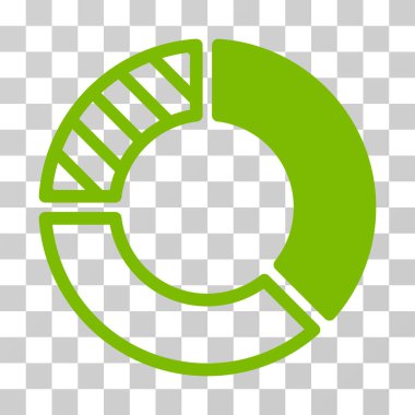 pasta grafiği vektör simgesi