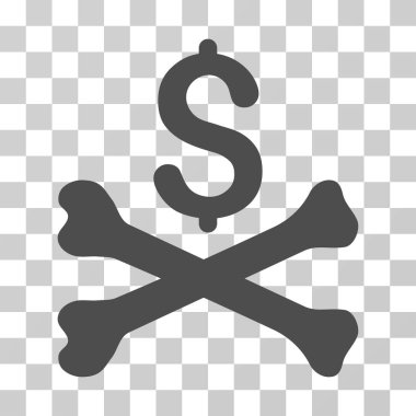 Ölümlü borç vektör simgesi