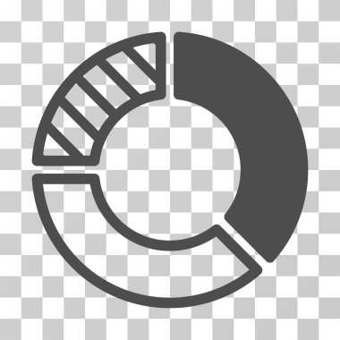 pasta grafiği vektör simgesi