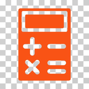 Hesap makinesi vektör simgesi