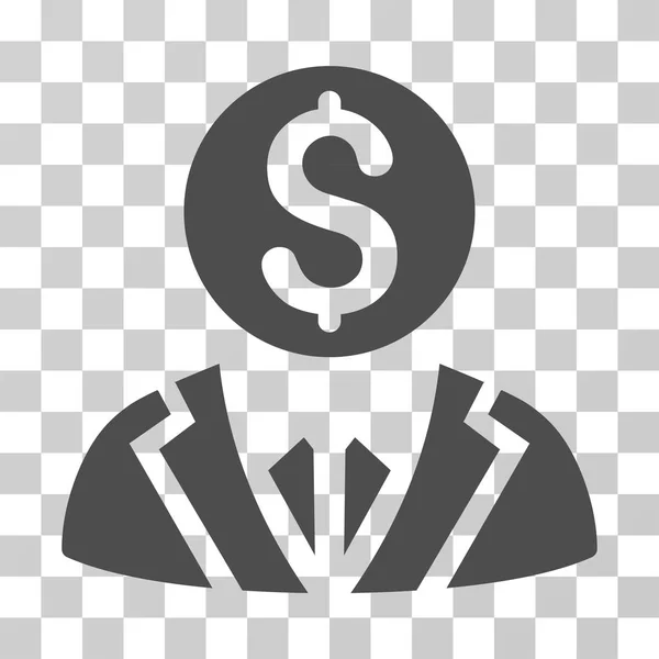 Banker Vector Icon — Stock Vector