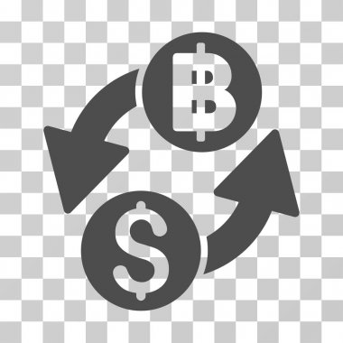 Doları Baht Exchange vektör simgesi