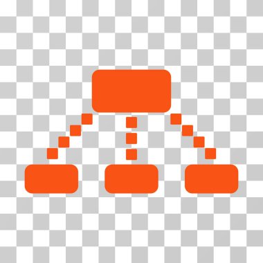 Hiyerarşi düzeni vektör simgesi