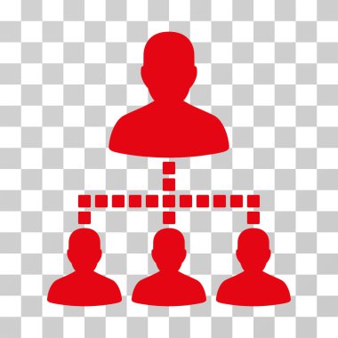 İnsanlar hiyerarşi vektör simgesi