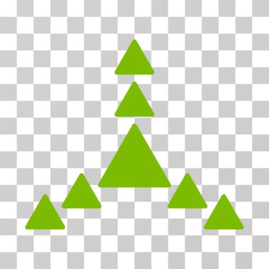 Yön üçgenler vektör simgesi