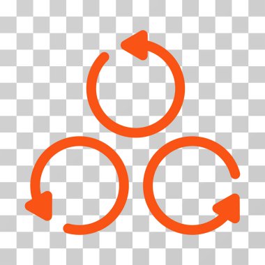 Döndürme vektör simgesi