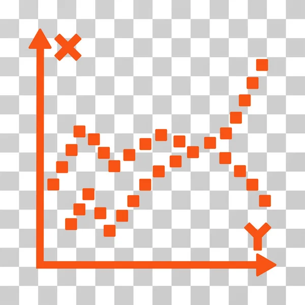 Fonctions Tracer l'icône vectorielle — Image vectorielle