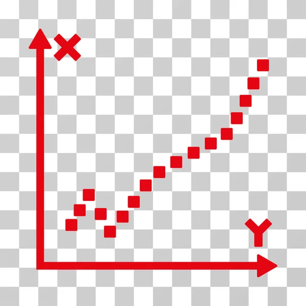 Icône vectorielle de tracé de fonction — Image vectorielle