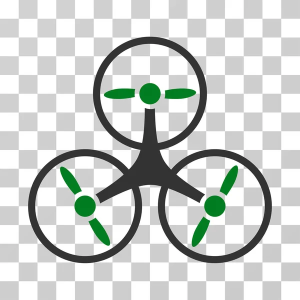 Tricóptero Drone Vector Icono — Archivo Imágenes Vectoriales