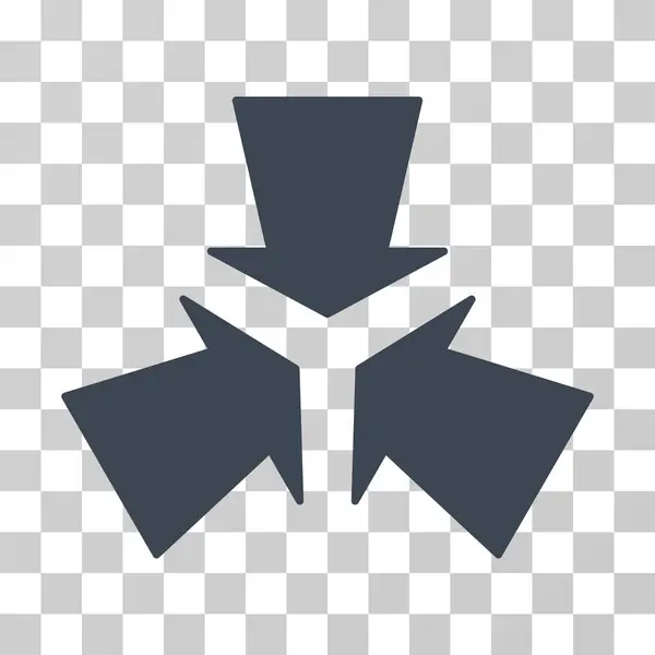 Encogimiento Flechas Vector icono — Vector de stock
