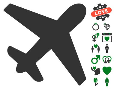 Aşk Bonus ile uçak simgesi