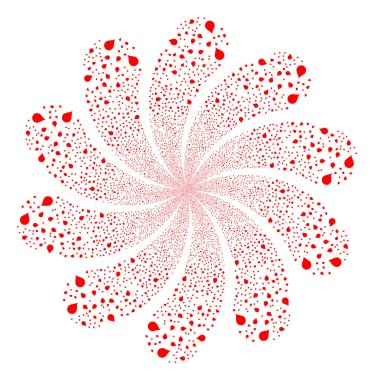 Fireworks girdap çiçek damla