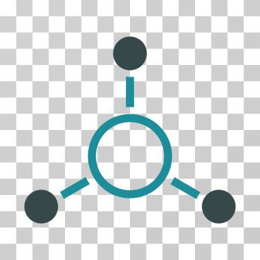 Radyal yapısı vektör simgesi