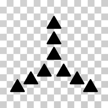 Dış yön vektör simgesi