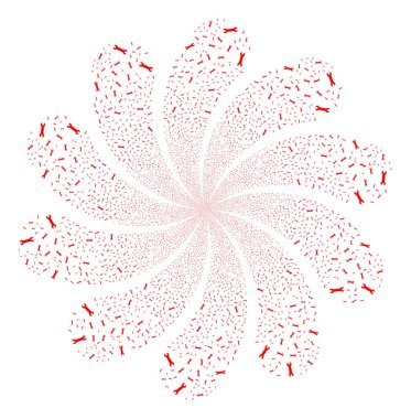 İngiliz anahtarı havai fişek girdap çiçek