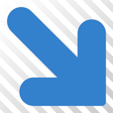 Doğru vektör simgesi aşağı ok