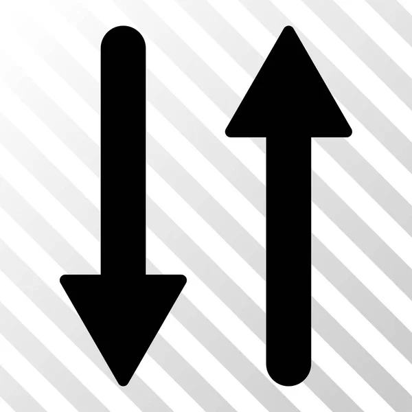 Intercambio de flechas Vector vertical Icono — Vector de stock