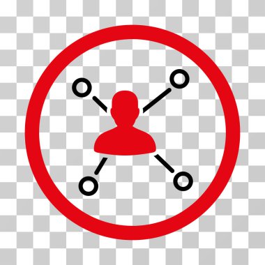 Kişi ilişkileri vektör simgesi