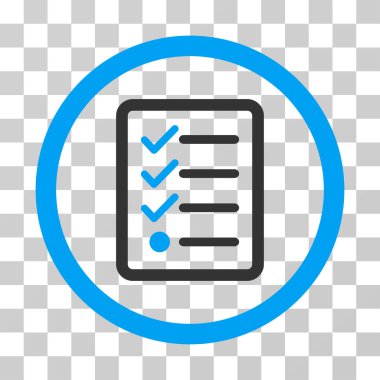 Denetim listesi vektör simgesi