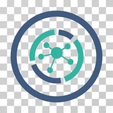 Bağlantıları diyagramını vektör simgesi