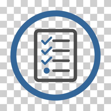 Denetim listesi vektör simgesi