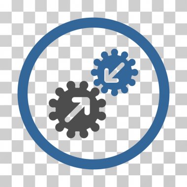 Entegrasyon Gears vektör simgesi