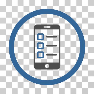 Mobil Test vektör simgesi