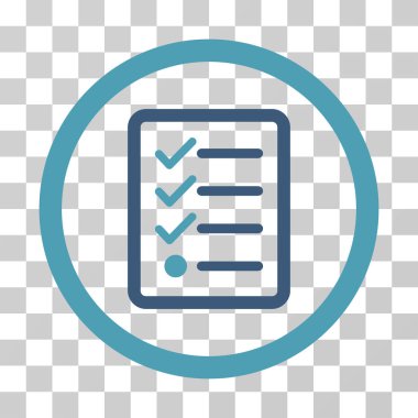 Denetim listesi vektör simgesi