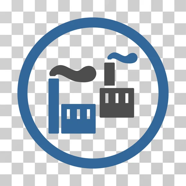 Ikone der rauchenden Industrie — Stockvektor