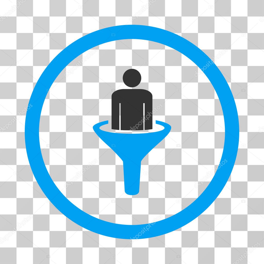 Client Funnel Vector Icon