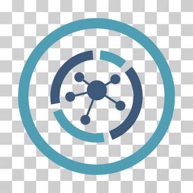 Bağlantıları diyagramını vektör simgesi