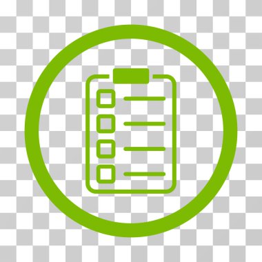 Sınav sayfa vektör simgesi