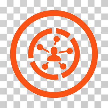 İlişkiler diyagramı vektör simgesi