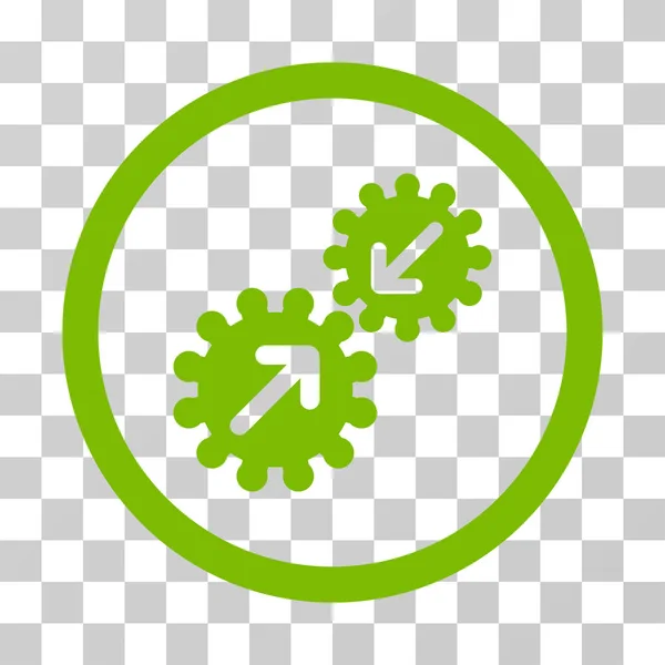 Integration Gears vektor symbol — Stock vektor