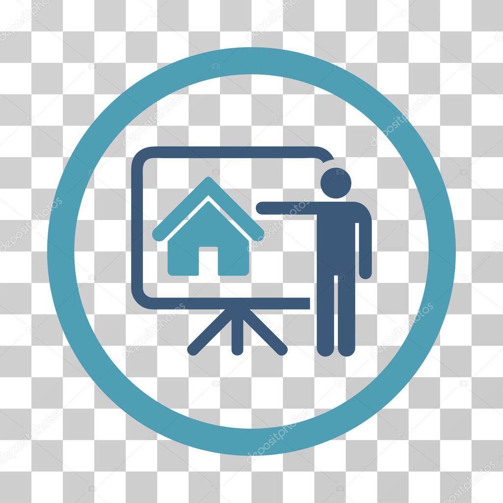 Realtor Presentation Vector Icon